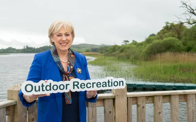 Minister Humphreys announces funding for Outdoor Recreation.