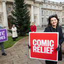 Deirdre O'Kane with Minister of State, Joe O'Brien. Also pictured are Denise Charlton, Chief Executive of The Community Foundation for Ireland and Dee Forbes, Director General of RTÉ