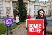 Deirdre O'Kane with Minister of State, Joe O'Brien. Also pictured are Denise Charlton, Chief Executive of The Community Foundation for Ireland and Dee Forbes, Director General of RTÉ