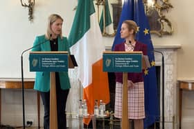 Helen McEntee and Kaja Kallas