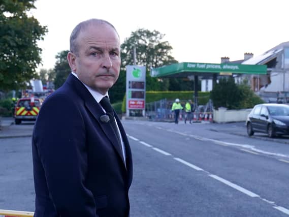 Micheal Martin in Creeslough