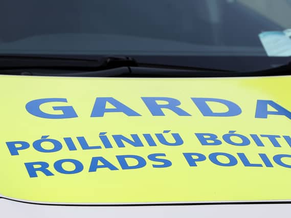 A Garda Roads Policing vehicle in Dublin