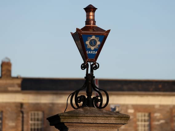A stock image of a Garda station