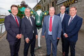 John Clendennen TD, Minister Dara Calleary, John Keena Chairman, Cllr Neil Feighery, Tony McCormack TD
