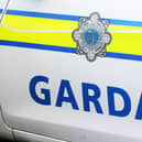 The side of a garda vehicle