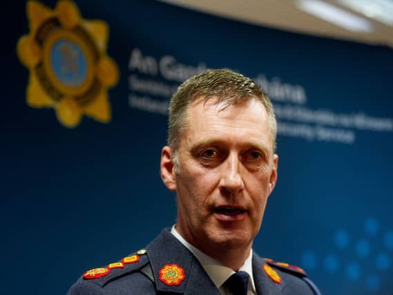 Garda Commissioner Justin Kelly in uniform