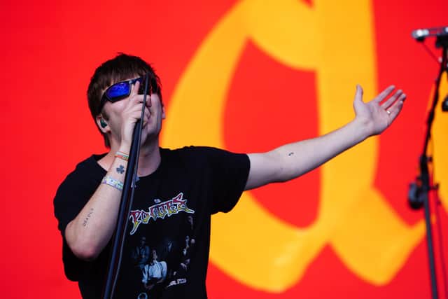 Fontaines DC have scored a number one album with Dopamine Chamber (Ben Birchall/PA)