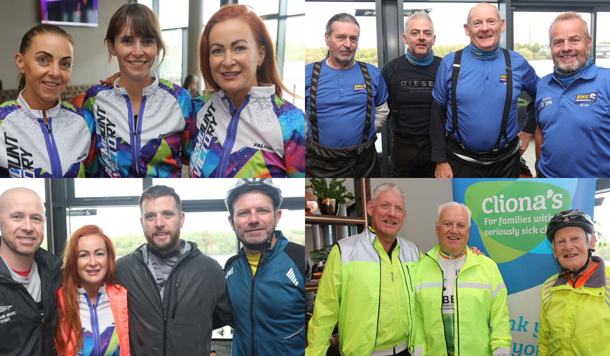 PICTURES:  Cyclists make their way to Clare to raise much-needed funds for local charities