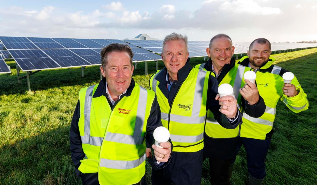 Shannon Airport unveils Ireland’s first airfield solar PV farm in multimillion euro investment