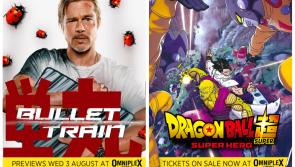 Bullet Train and  Dragon Ball Super Heros  hit Omniplex Clare this week - reviews and trailers