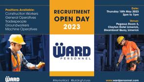 JOBS ALERT: Ward Personnel recruiting for a number of roles in construction