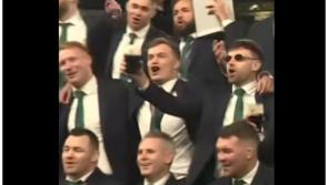 WATCH: Irish Rugby team revel in victory with impromptu post-match sing-along 