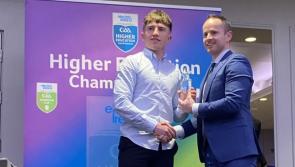 Feakle's Adam Hogan named Electric Ireland GAA Higher Education Hurling Player of the Year