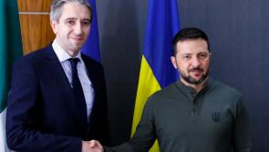 Zelenskyy thanks Irish for 'hosting a lot of Ukrainian refugees' upon touching down in Clare