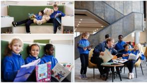 PICTURES: Story time with Mayor of Clare on day one of newly-opened DeValera Library