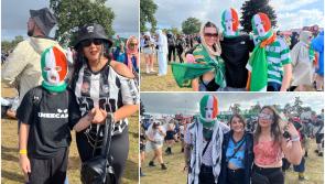 PICTURES: Clare colours on display as Kneecap take to Electric Picnic stage