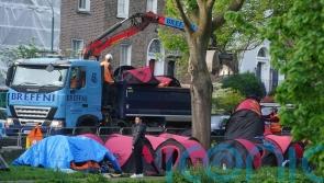 Asylum seeker camp cleared from Dublin canal