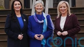 Irish President Catherine Connolly arrives at Stormont for NI visit