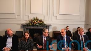Keir Starmer and Micheal Martin meet with business leaders in Cork