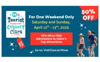 Discover The Banner for Less - Innovative tourism campaign kickstarts Clare’s 2025 tourist season