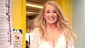 'In those heels' - Clare bride goes viral as she votes five minutes before wedding ceremony