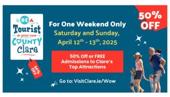 Discover The Banner for Less - Innovative tourism campaign kickstarts Clare’s 2025 tourist season