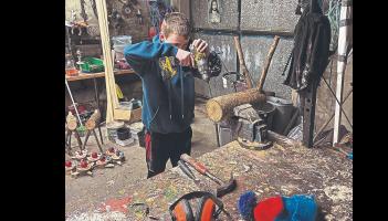 Clare charities to benefit as kind-hearted duo welcome new arrivals to wooden reindeer herd