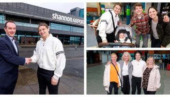 PICTURES: Excitement at Shannon Airport as boxing hero Katie Taylor makes flying visit