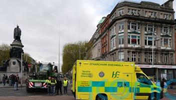Firefighters delayed in emergency responses by fuel protest in Dublin