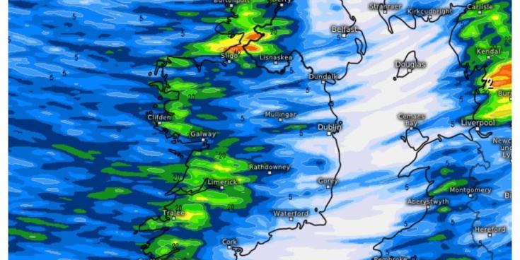 Met Éireann warns of heavy rain and even spot flooding in washout weekend forecast