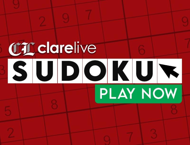 Clare Live Interactive Digital SudokuPuzzle