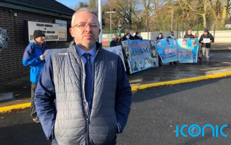 UK plan to 'draw a line under the Troubles' by ending prosecutions condemned at protest