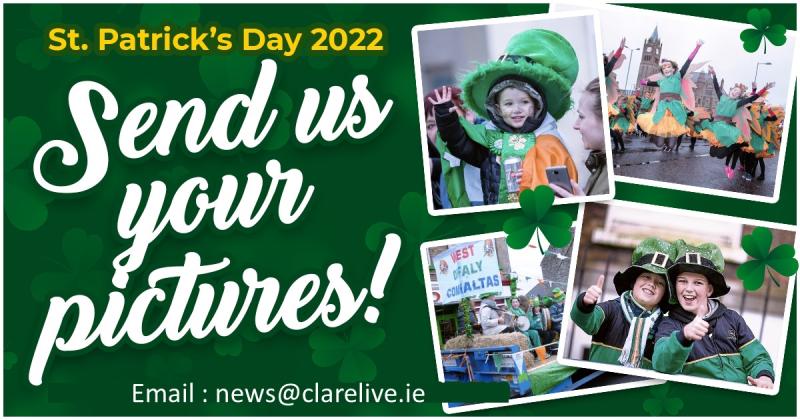 The Clare Live Team would like to Wish All Our Readers a Happy St Patrick's Day