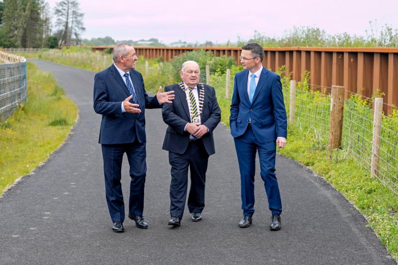 Minister Patrick O’Donovan officially opens Ennis South Flood Relief Scheme