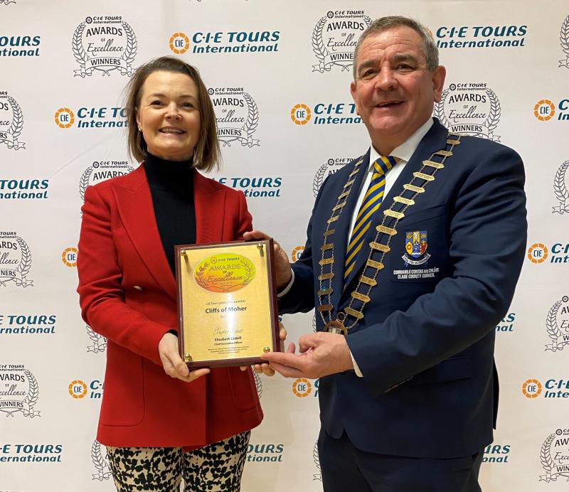 Cliffs of Moher strikes gold at prestigious CIE Awards