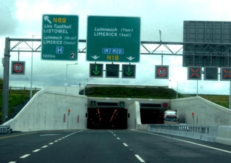 Motorists advised as Limerick Tunnel set to partially close