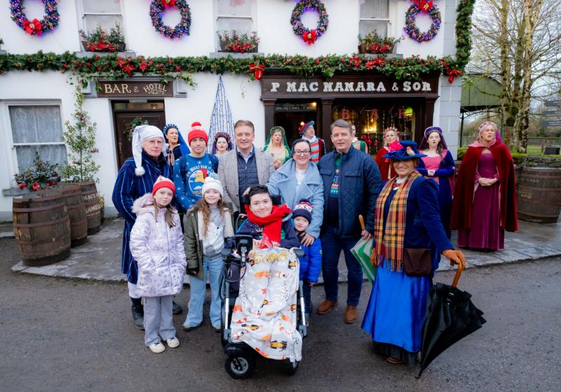 Clare teenager, who is battling rare condition, lights up historic castle for Christmas