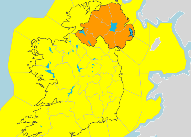 Met Éireann issues wind warning for Clare with possible storm bearing down on Ireland