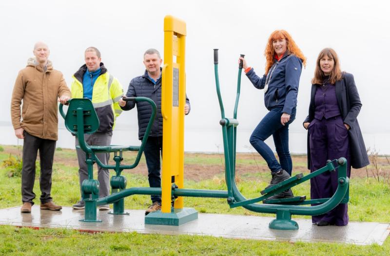 Outdoor exercise equipment installed in Shannon