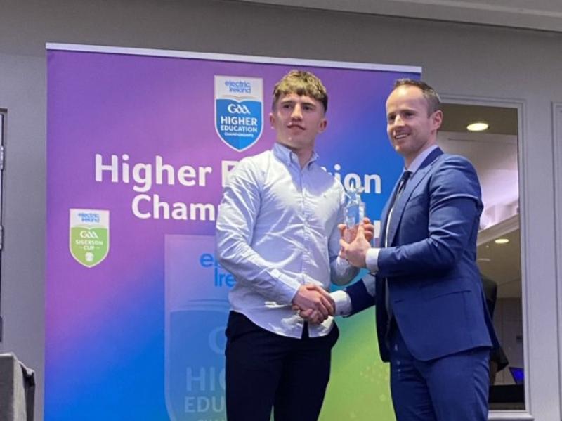 Feakle's Adam Hogan named Electric Ireland GAA Higher Education Hurling Player of the Year