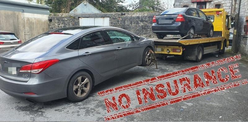 Gardaí in Ennis seize two cars for driving offences in one day