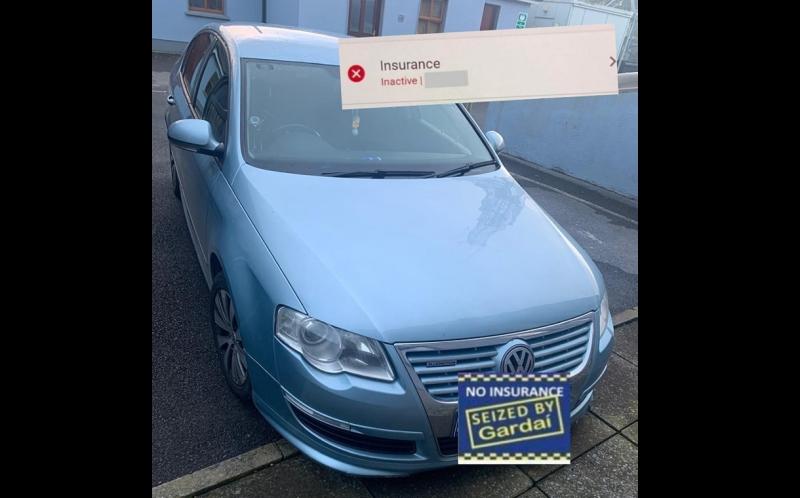 Car seized by Clare gardai after member of the public reports driver