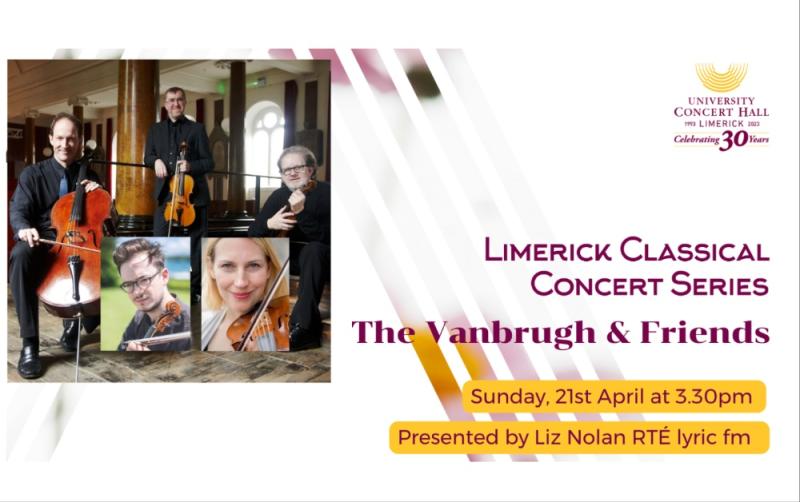 University Concert Hall welcomes the acclaimed string quintet The Vanbrugh & Friends this weekend 