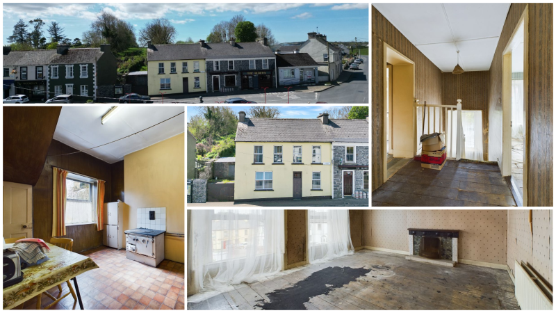 PICTURES: Five-bed semi-d next door to pub in Clare village hits the market for just €100,000