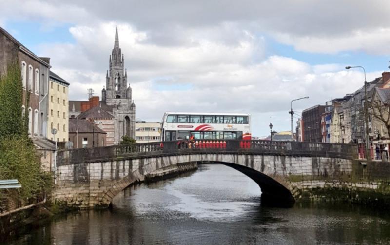 Two people hospitalised in car crash at Cork bridge as chunk of wall knocked into river