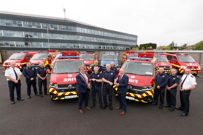 Joy as two new replacement vans unveiled for Clare County Fire and Rescue Service