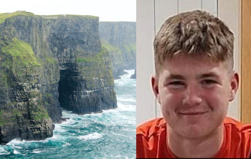 'I cannot find the words' - Tributes as boy (17) falls to his death at Cliffs of Moher