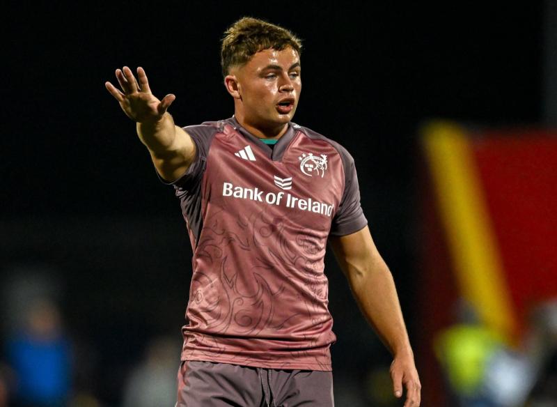 Munster Rugby name team to face Zebre in second round of URC 