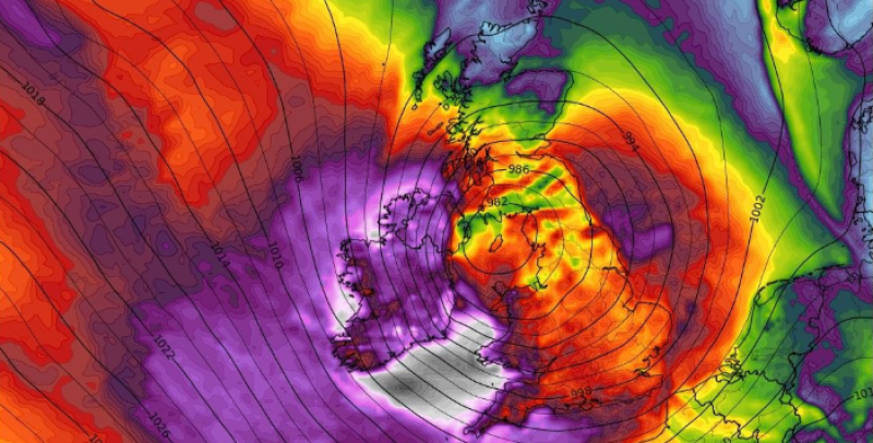 Severe weather warnings issued for Clare as Storm Darragh approaches Ireland