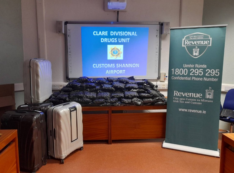 Two women arrested following major drugs seizure at Shannon Airport